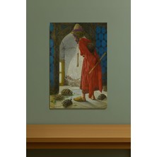 Kaplumbağa Terbiyecisi Tablosu Osman Hamdi Bey'in Eşsiz Eseri Premium %100 Pamuk Kanvas