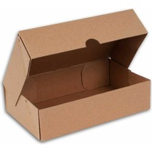 25X16X10 cm Kesimli E-Ticaret ve Kargo Kutusu 50 Adet