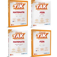 Eğitim Vadisi 2026 10. Sınıf Matematik + Fizik Tak Tam Anlatım + Tik Tam Izleme Seti 4 Kitap