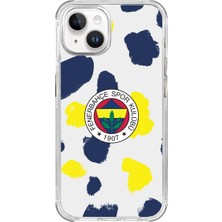 Fenerbahçe iPhone 15 Pro Uyumlu Fenerbahçe Damalı Arma Lisanslı Telefon Kılıfı