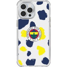 Fenerbahçe iPhone 13 Pro Max Uyumlu Fenerbahçe Damalı Arma Lisanslı Telefon Kılıfı