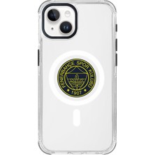 Fenerbahçe iPhone 15 Uyumlu Fenerbahçe Sarı Mono Arma Magsafe Lisanslı Telefon Kılıfı