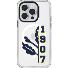 Fenerbahçe iPhone 14 Pro Uyumlu Fenerbahçe 1907 Palamut Magsafe Lisanslı Telefon Kılıfı