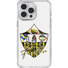 iPhone 15 Pro Max Uyumlu Fenerbahçe Tribün Bayrak Palamut Şeffaf Lisanslı Telefon Kılıfı
