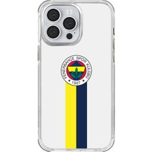 Fenerbahçe iPhone 15 Pro Max Uyumlu Fenerbahçe Şerit Arma Lisanslı Telefon Kılıfı