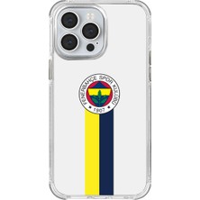 Fenerbahçe iPhone 14 Pro Max Uyumlu Fenerbahçe Şerit Arma Lisanslı Telefon Kılıfı