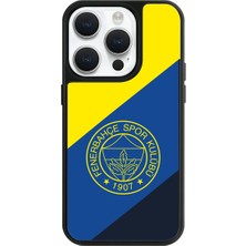 Fenerbahçe iPhone 15 Pro Uyumlu Fenerbahçe Bayrak Mono Arma Lisanslı Telefon Kılıfı