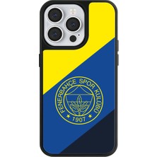 Fenerbahçe iPhone 14 Pro Uyumlu Fenerbahçe Bayrak Mono Arma Lisanslı Telefon Kılıfı