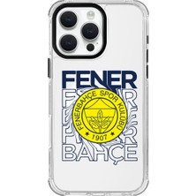 Fenerbahçe iPhone 16 Pro Max Uyumlu Fenerbahçe Dalgalı Arma Magsafe Lisanslı Telefon Kılıfı