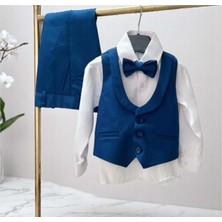 Yelekli Klasik Takım Saks