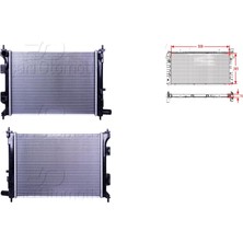 Su Radyatörü Brazing Mt - 25310-0U000 Wisco - HYUNDAI I20 (Pbt) 1.2ı 16V M-T Ac 12-14 Uyumlu