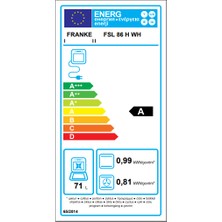 Franke Smart Lınear Dıgıtal Fsl 86 H Wh Beyaz Ankastre Fırın