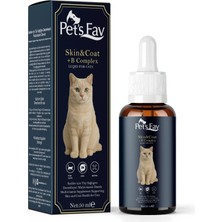 Plus B Kedi Tüy Dökülmesi Önleyici & Deri Sağlığı Damlası Biotin, Çinko ve B Vitamini 50 ml