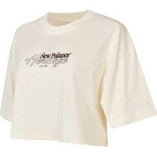 New Balance WNT3513 Bej Kadın Tişört