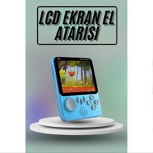 666 Oyunlu Retro El Konsolu Atari 3.5 Inç Taşınabilir Oyun Konsolu