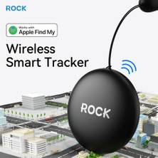 Rock Airtag Akıllı Takip Cihazı Apple Mfı Sertifikalı - Beyaz