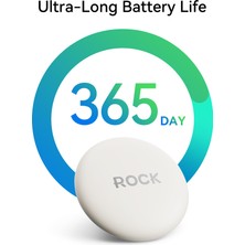 Rock Airtag Akıllı Takip Cihazı Apple Mfı Sertifikalı - Beyaz