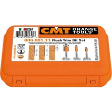 Cmt 3 Parça Rulmanlı  Freze Bıçağı Seti S=6.35 mm