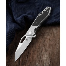 Bestech Knives Fractal BT1907A Titanyum+Karbon Fiber Kaplama Sap S35VN Çakı