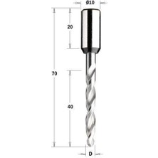 3X27X70 Sol Sivri ( T.delik ) Komple Karbür  Matkap Ucu