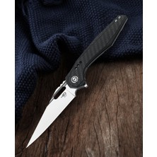 Bestech Knives Malware BT1902C Titanyum + Karbon Fiber Sap S35VN Çakı