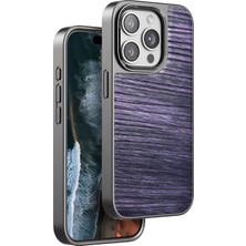 Emos Avm Venco iPhone 15 Pro Max Wave Kapak - Derin Mor