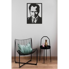Numa Concept Atatürk Portre V.1 Tablo Mdf Duvar Dekorasyon Lazer Kesim 38x28 Cm
