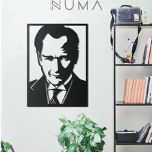 Numa Concept Atatürk Portre V.1 Tablo Mdf Duvar Dekorasyon Lazer Kesim 38x28 Cm