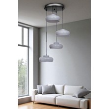 Smith 4 Lü Tepsili Gri Sarkıt