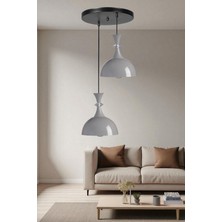 Akay 2 Li Tepsili Gri Sarkıt