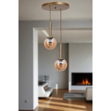 Sezgi 2 Li Tepsili Eskitme Bal Camlı Sarkıt