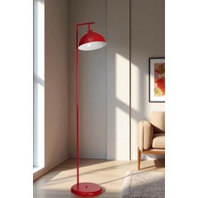 Smart Kırmızı Retro Başlıklı Lambader