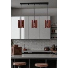 Kasnak 3 Lü Sıralı Ceviz Sarkıt