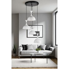 Akay 4 Lü Tepsili Beyaz Sarkıt