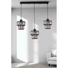 Leo 3 Lü Sıralı Siyah Sarkıt