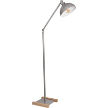 Milas Gri Retro Başlıklı Lambader