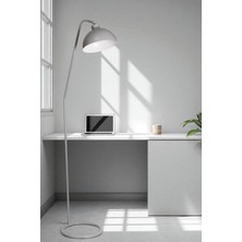 Delta Gri Retro Başlıklı Lambader