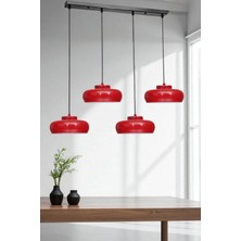 Smith 4 Lü Sıralı Kırmızı Sarkıt