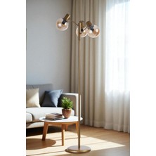 Safir 3 Lü Eskitme Lambader Bal Camlı