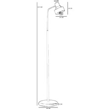 Pamir Turuncu Lambader Metal Başlıklı
