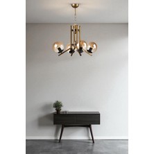 Yeni Ruby 4 Lü Eskitme Bal Camlı Avize