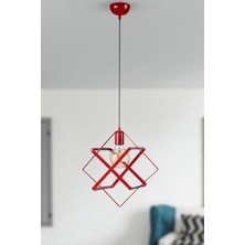 Berlin Rustik Tekli Kırmızı Sarkıt