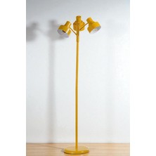 Jesus 3 Lü Sarı Lambader Metal Başlıklı