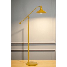 Moka Sarı Lambader Metal Başlıklı