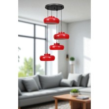 Smith 4 Lü Tepsili Kırmızı Sarkıt