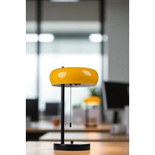 Smith Siyah Sarı Başlıklı Masa Lambası