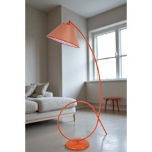 Kaya Turuncu Lambader Pramit Hasır Turuncu Abajurlu