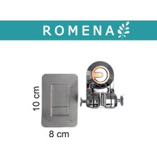 Romena Askılı, Delme Yok, Yapışkanlı, Ultra Güçlü, El Duşu Mafsalı R5013-K