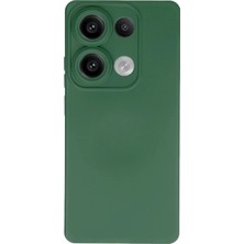 Emos Avm Xiaomi Redmi Note 13 4g Kılıf Nano Içi Kadife Silikon - Koyu Yeşil