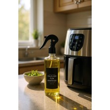 Airfryer Için Püskürtmeli Sprey Cam Şişe Yağdanlık Zeytinyağı Sirke Yağ Püskürtücü 250 ml